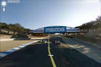 Google Street View - Mazdina trkaća staza Laguna Seca